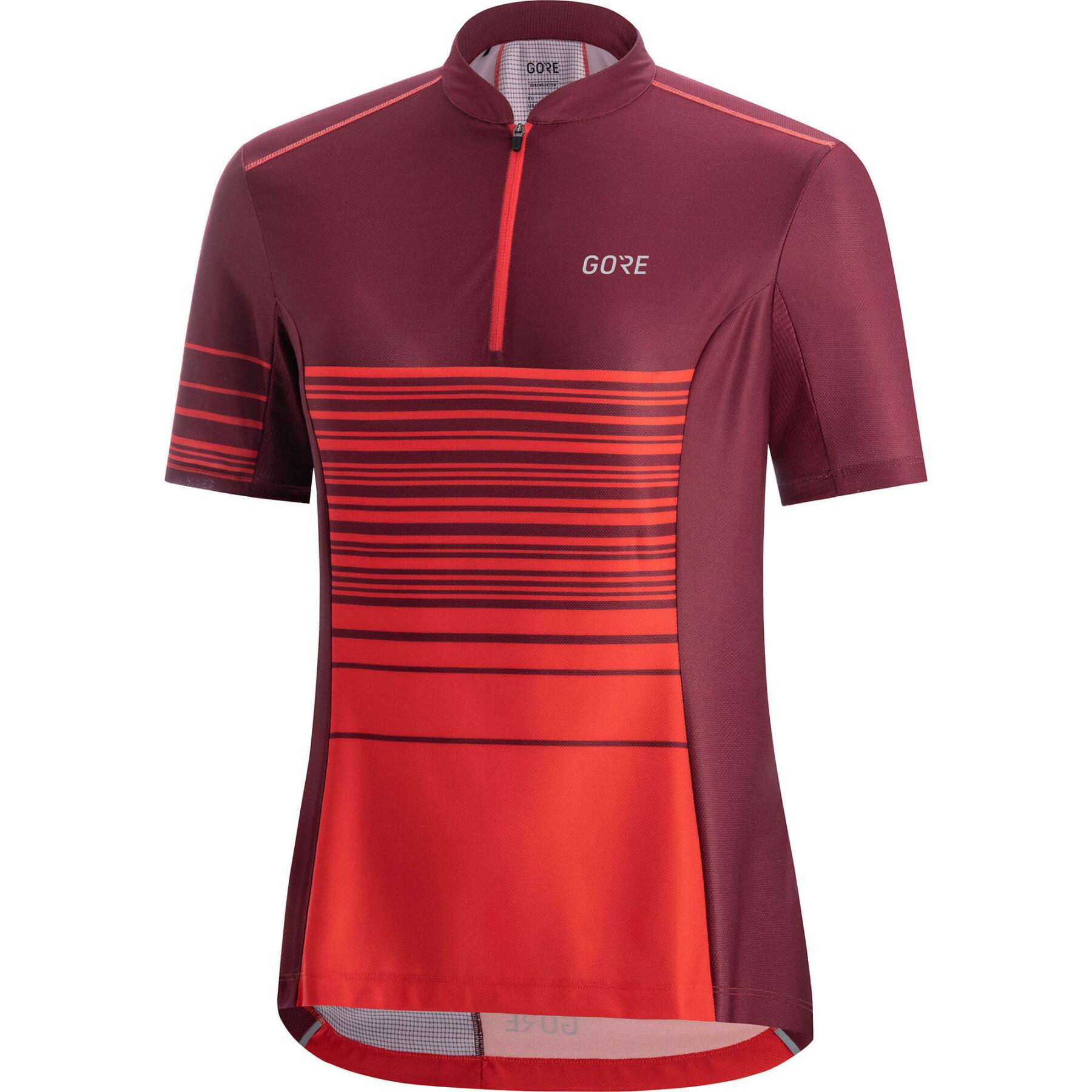 Maillot de mujer Gore C3 Striped Zip