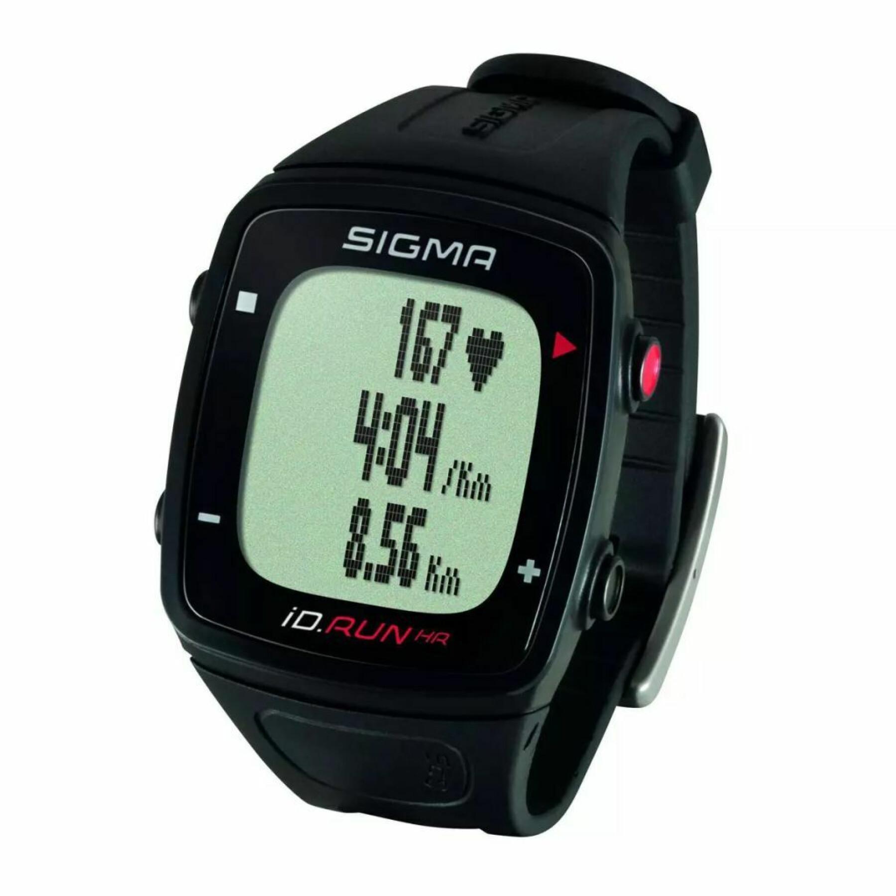 Reloj cardiovascular con 10 funciones, incluyendo distancia y velocidad gps Sigma iD.Run HR
