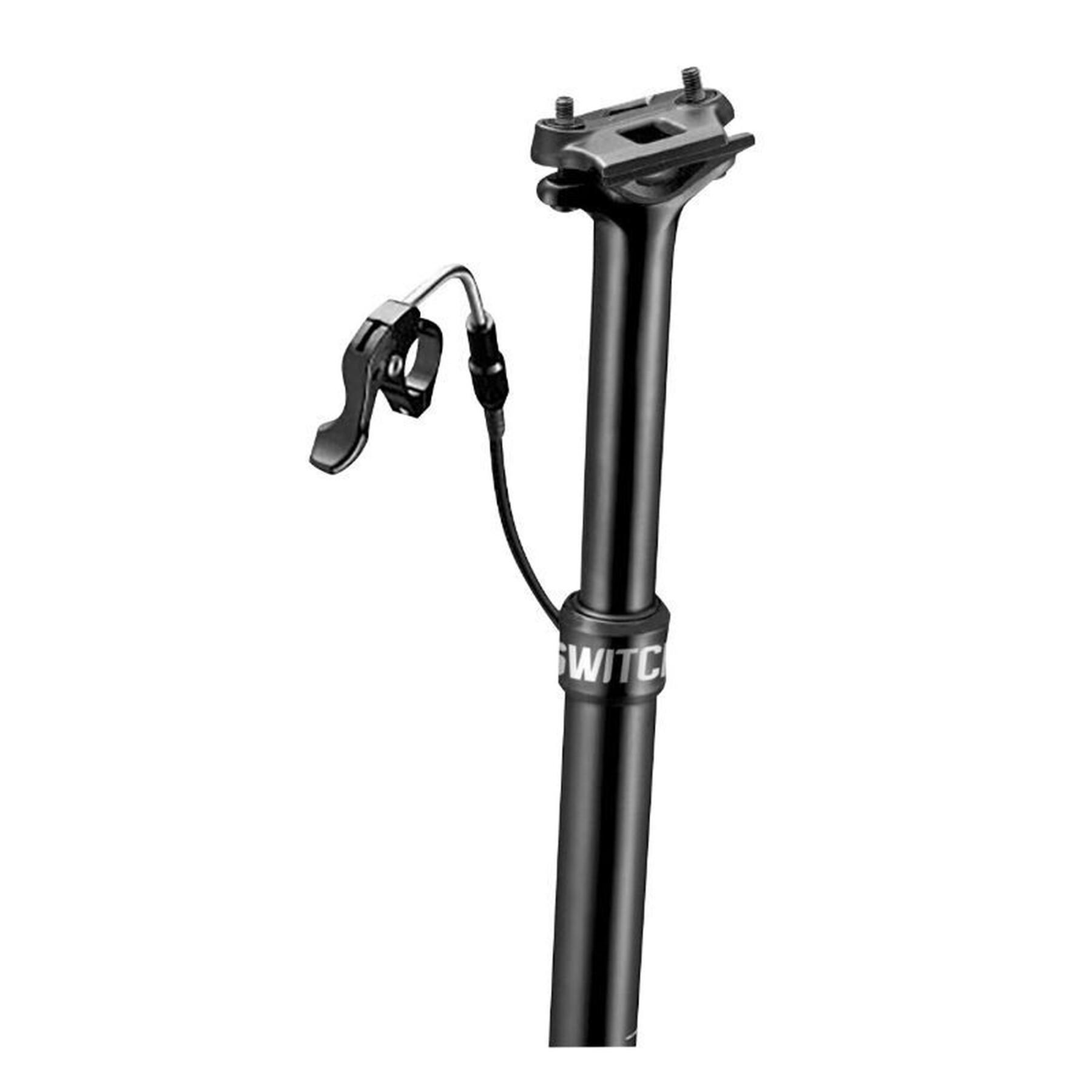Tija de sillín ajustable para bicicleta de montaña con cable interno, fijación central de aluminio Gist Switch SW-80