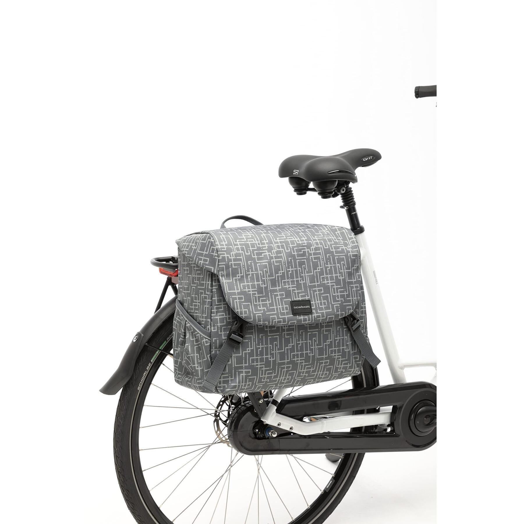 Bolsa impermeable de poliéster reflectante para bicicletas New Looxs Mondi joy