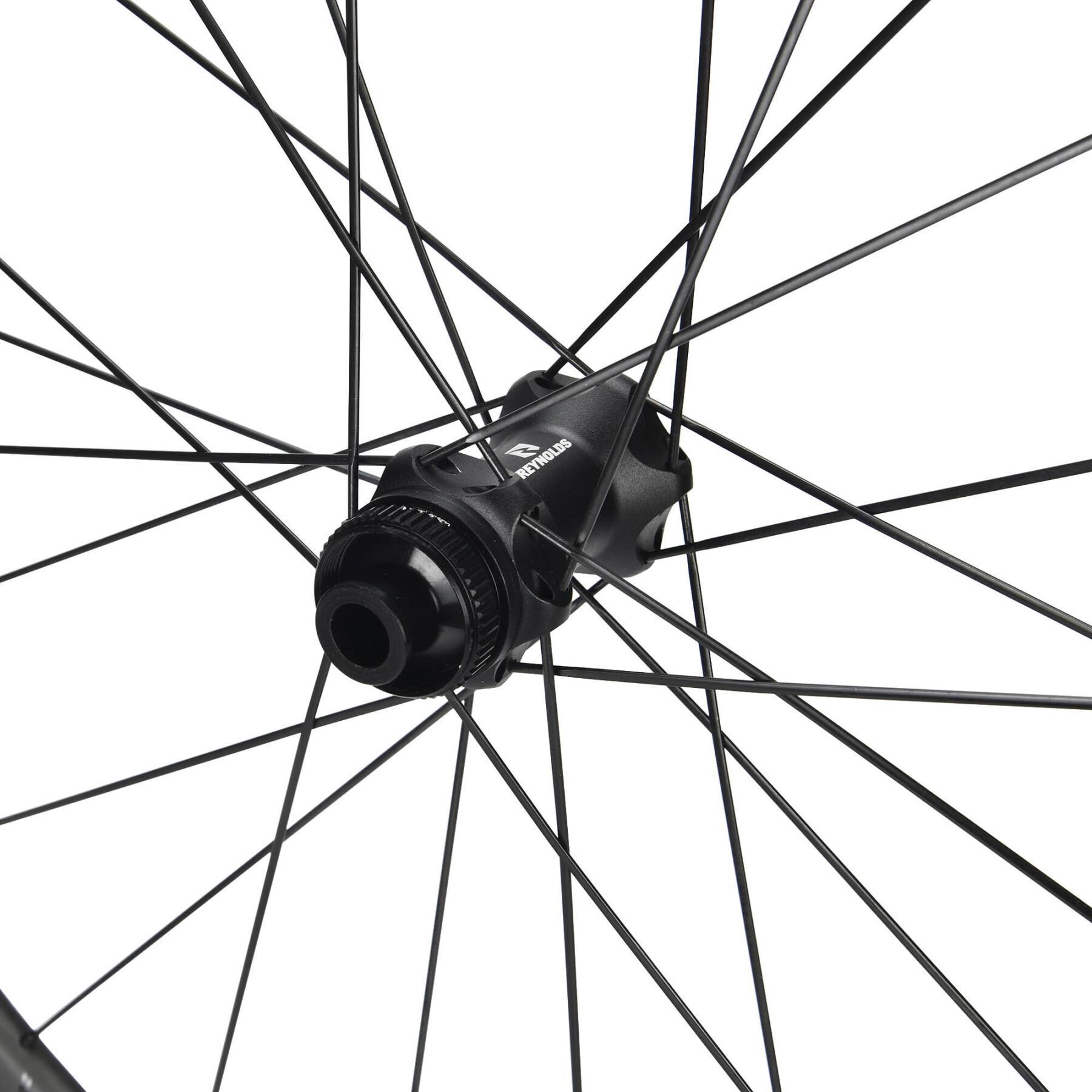 Par de ruedas de bicicleta de disco sin cámara Reynolds AR58/62X Shimano