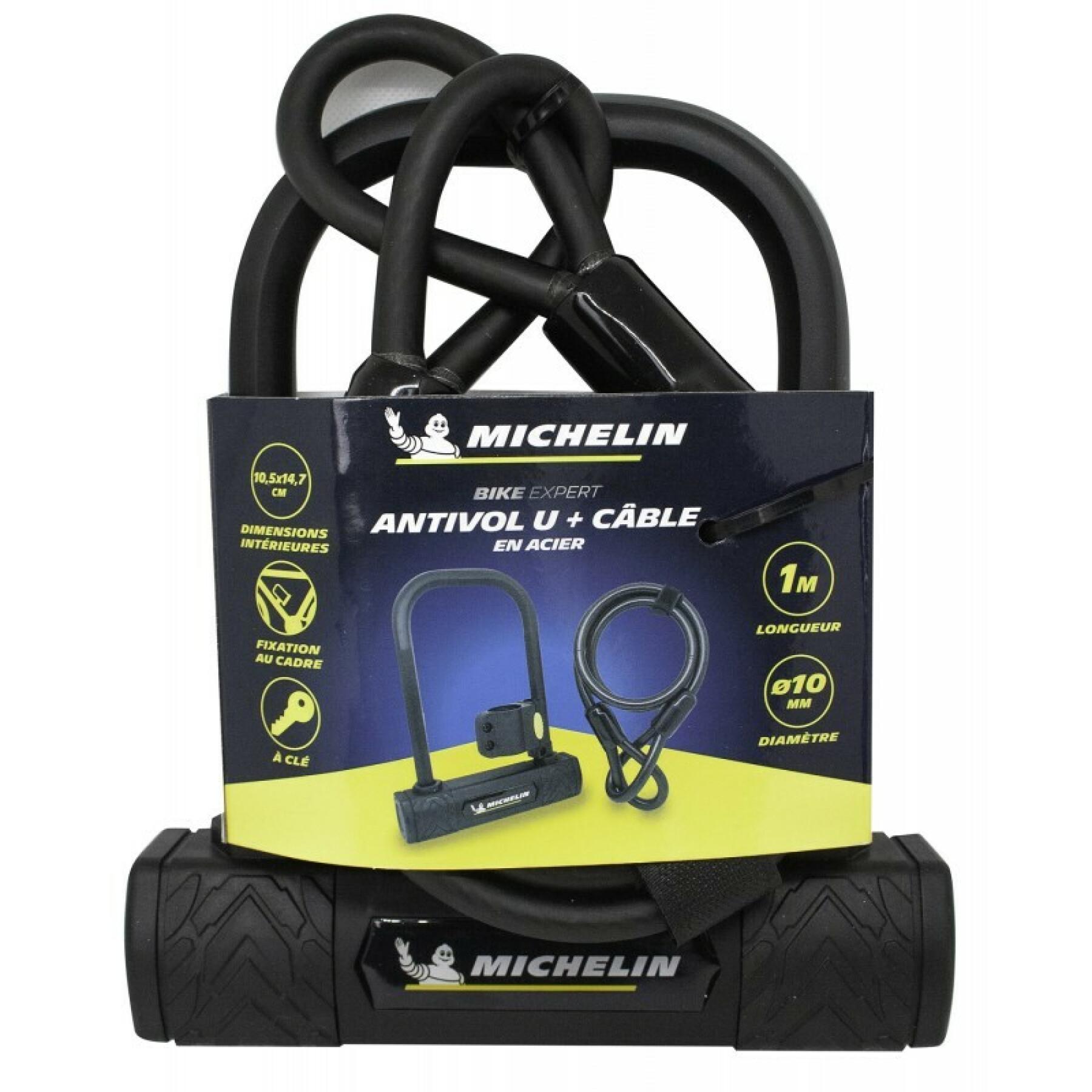 Antirrobo u 147 + cable Michelin 1m