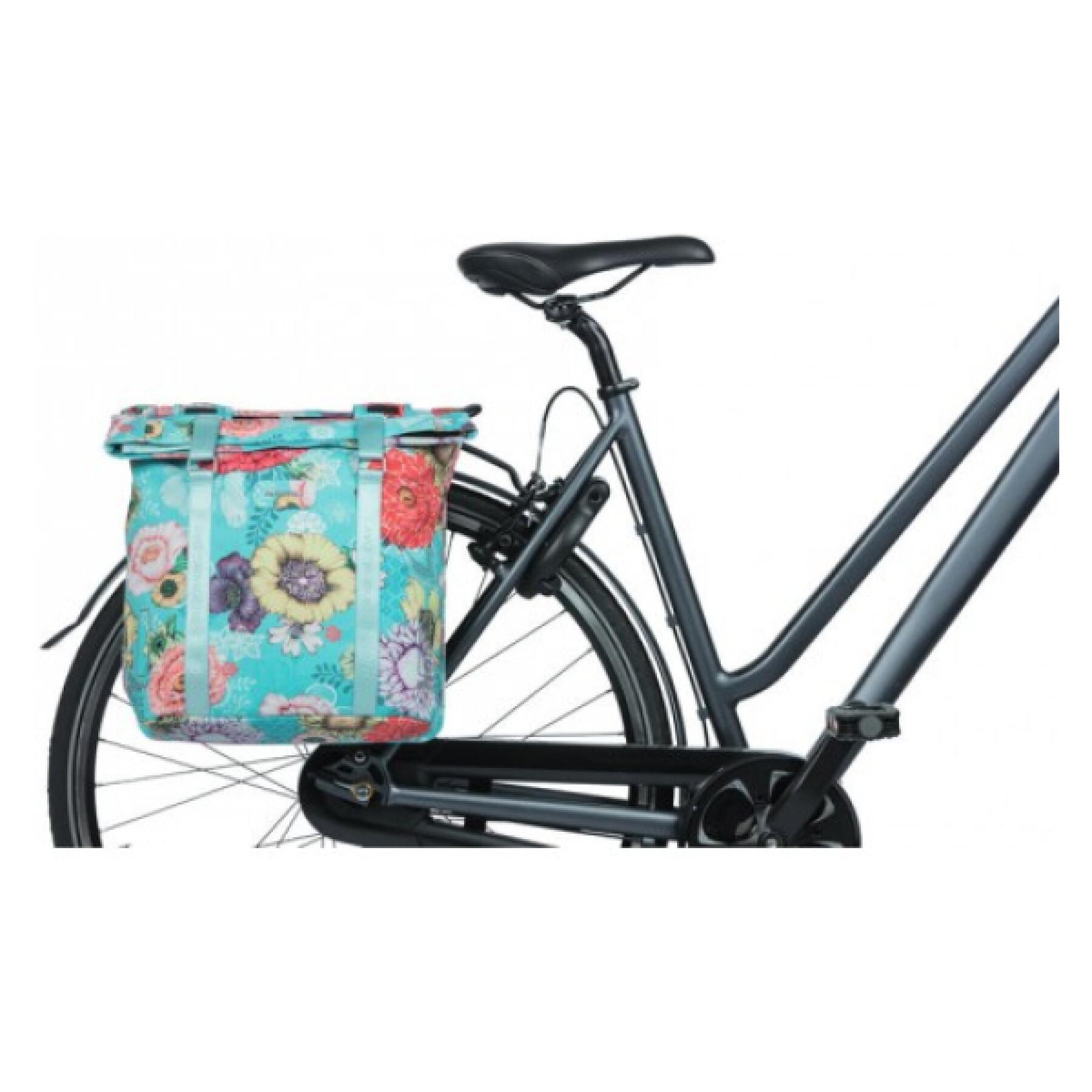 Bolsa de poliéster impermeable para bicicletas con material reflectante Basil bloom field