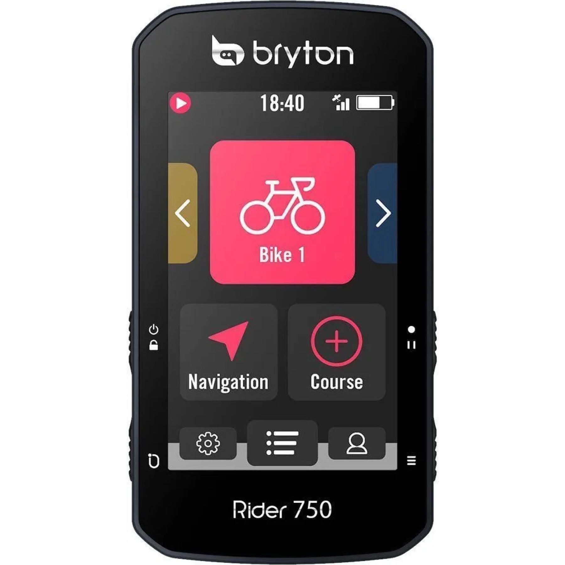 Ordenador de bicicleta y gps Bryton Rider 750 E