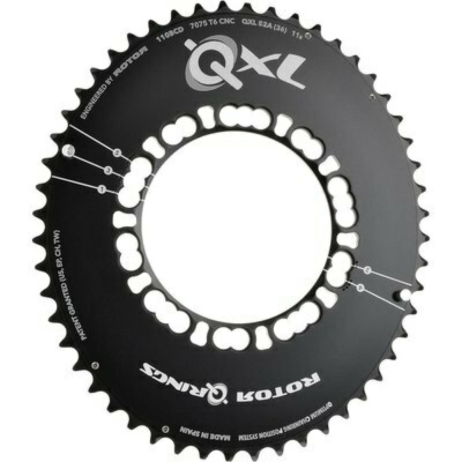 Bandejas dobles Rotor Q Rings q-xl 46t(36) bcd110x5 outer