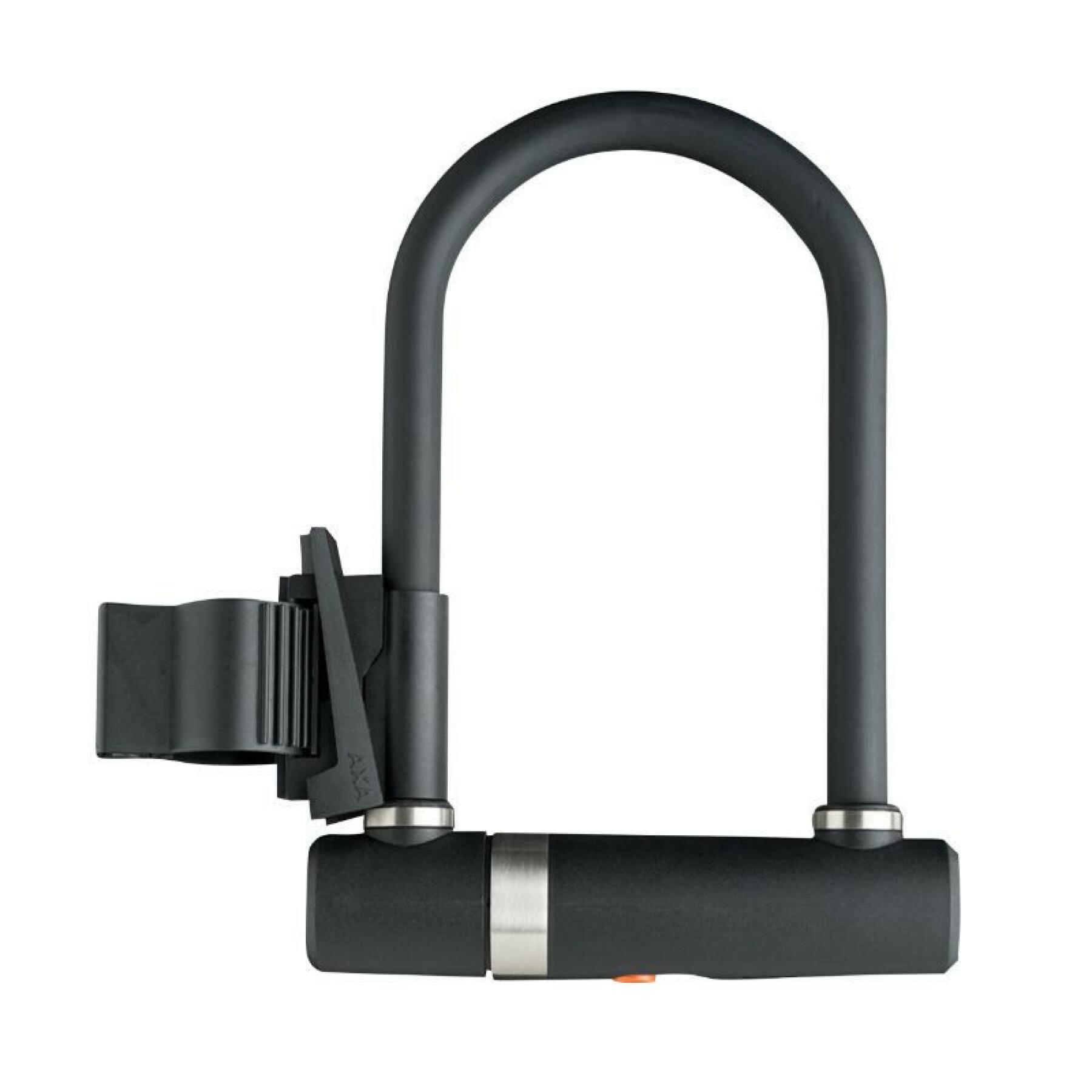 Candado de bicicleta con llave y cable - reproducción de llaves posible - ideal para bicicletas Axa-Basta Newton Pro Sold Secure Niveau Silver