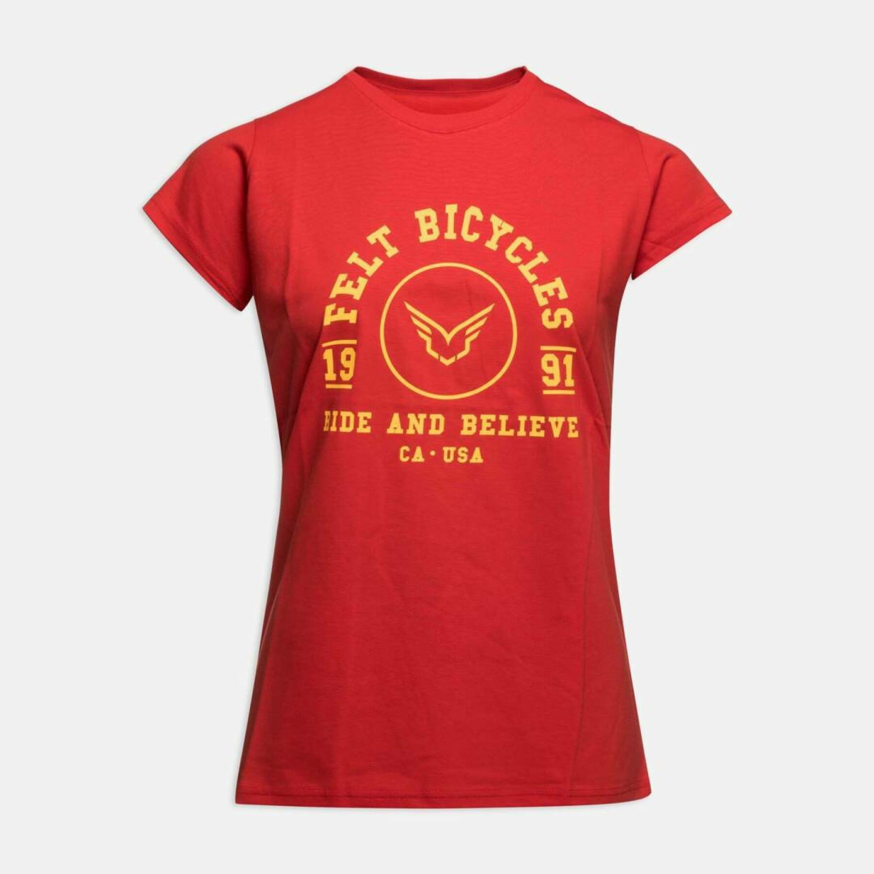 Camiseta de mujer Felt Ride&Believe