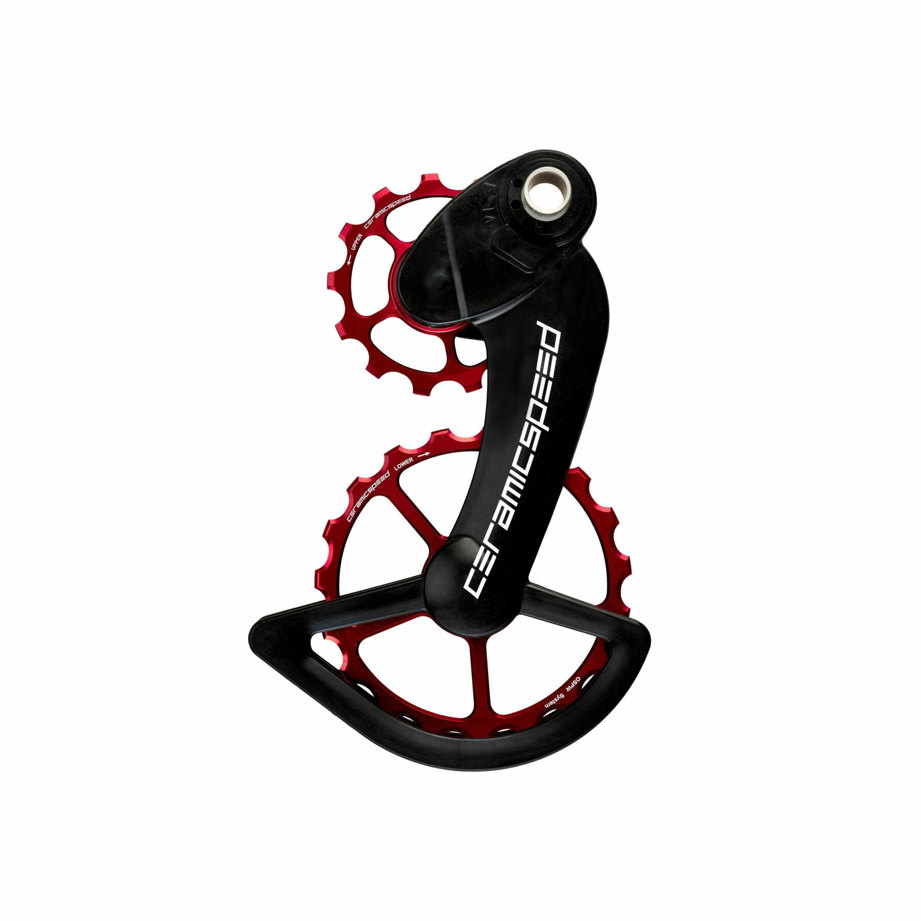 Pavimento CeramicSpeed OSPW Campagnolo 12v eps red alloy 607 stainless steel