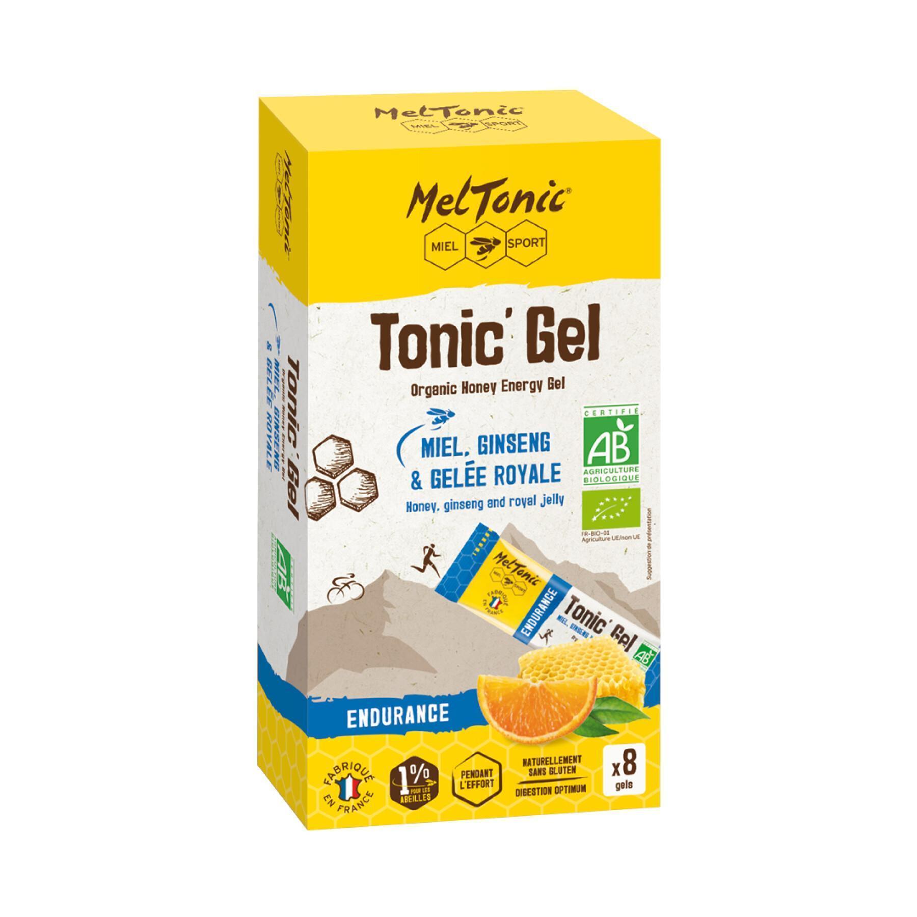 8 geles energéticos Meltonic TONIC' BIO - ENDURANCE