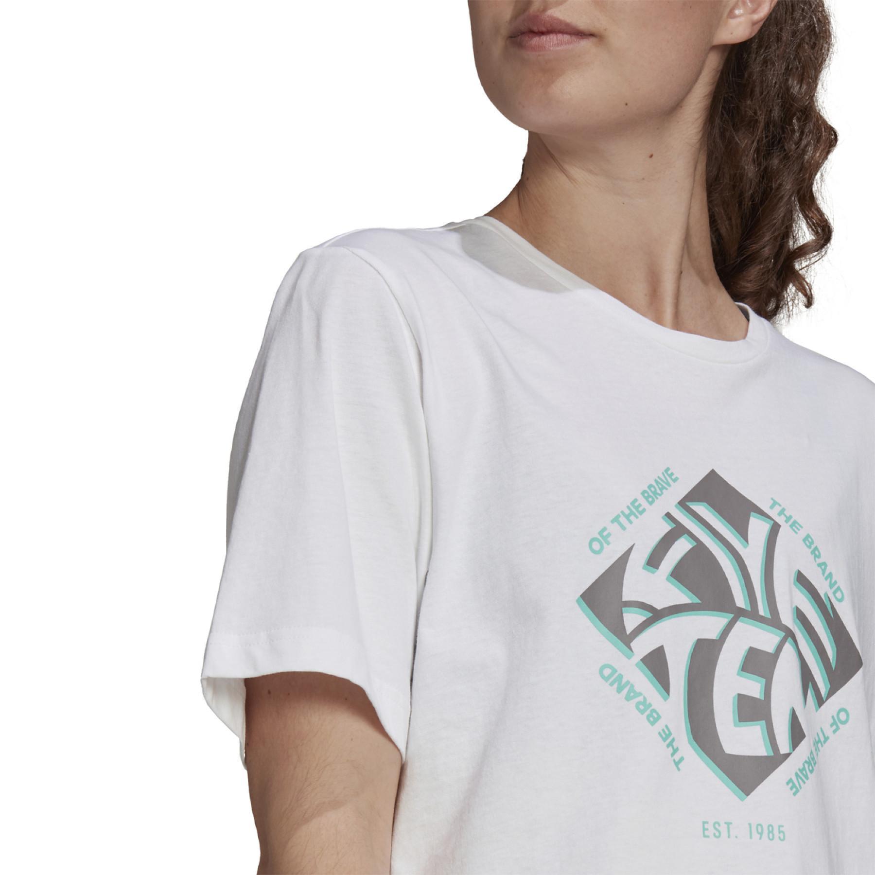 Camiseta de mujer Adidas Five Ten Cropped GFXWomen