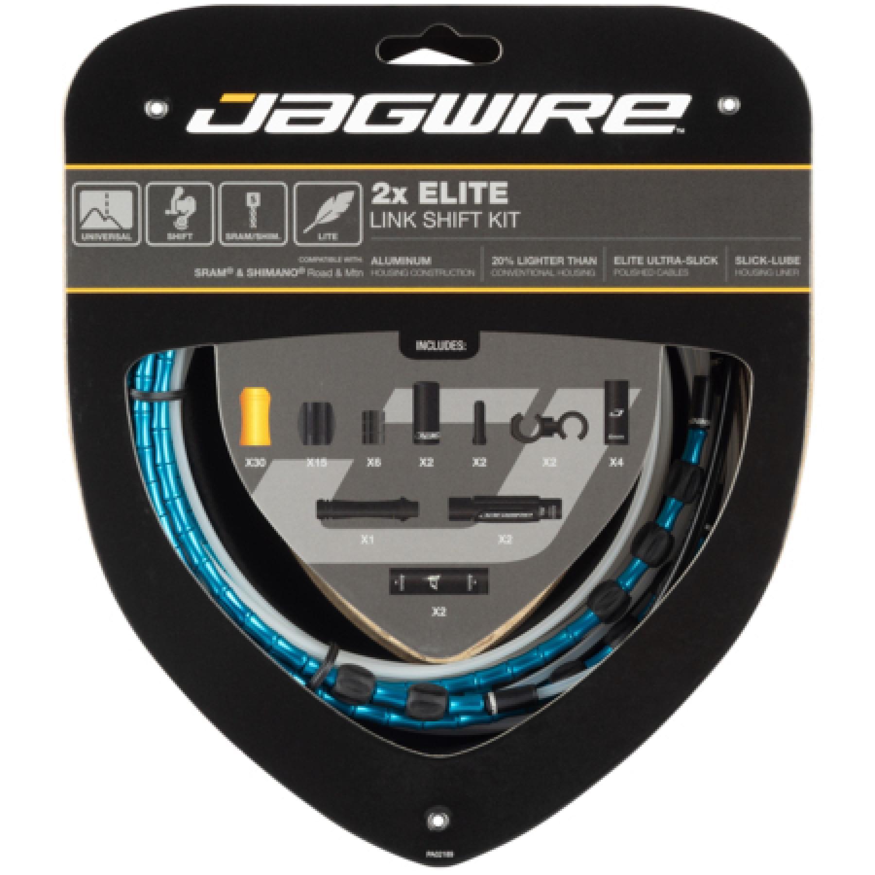 Kit de cable de desviador Jagwire 2X Elite