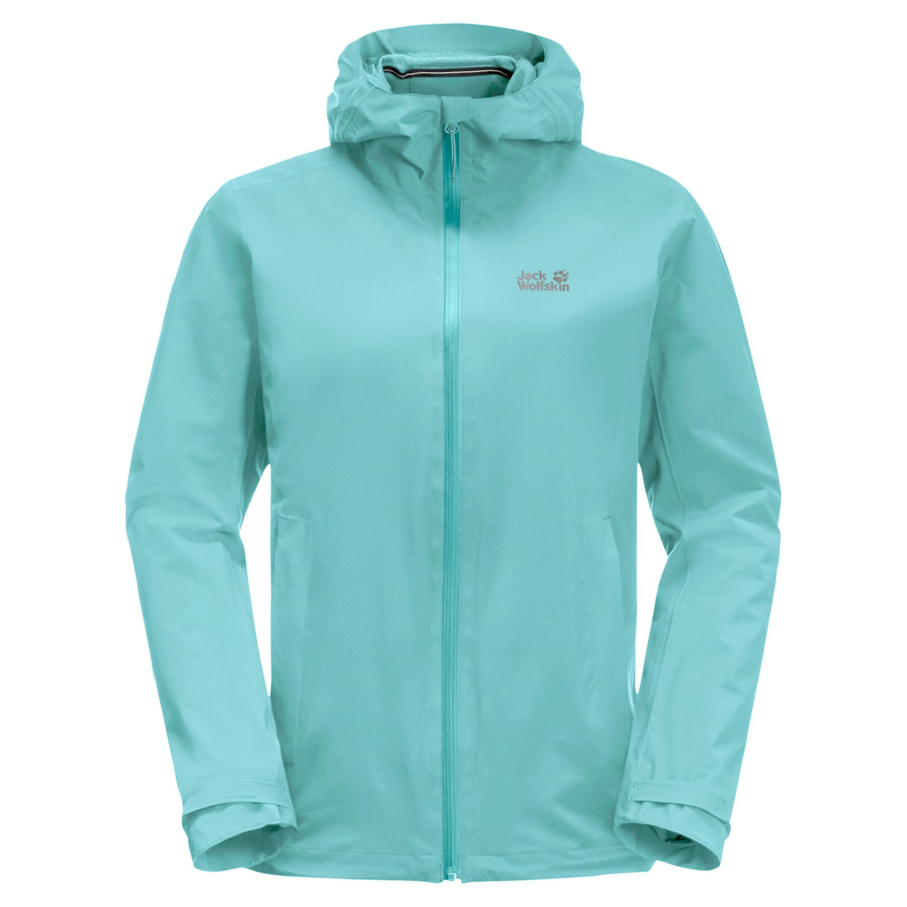 Chaqueta impermeable para mujer Jack Wolfskin Pack & Go