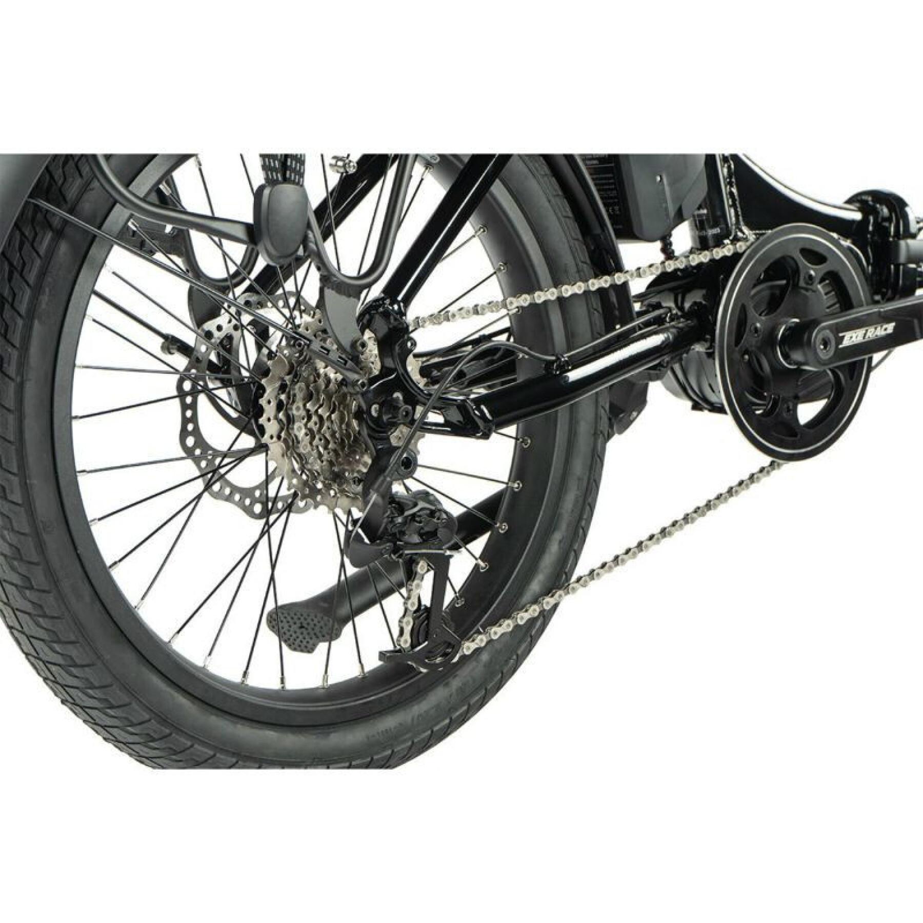 Bicicleta eléctrica plegable con motor central bafang m300 Leader Fox Harlan 2023 36V 80Nm 14Ah