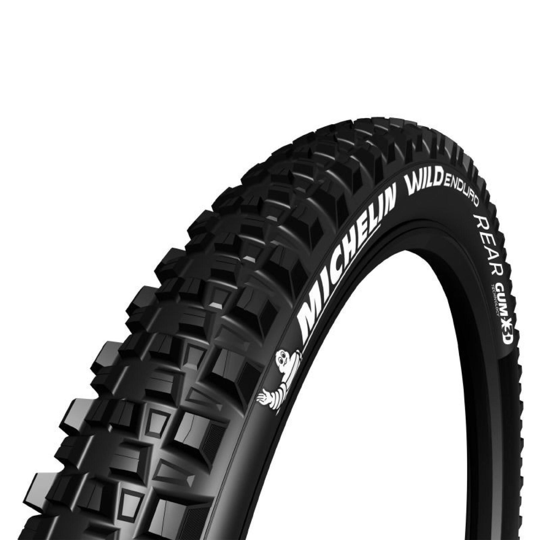 Neumático trasero de bicicleta de montaña por gravedad Michelin wild enduro gum X3 tubeless - tubetype TS VAE