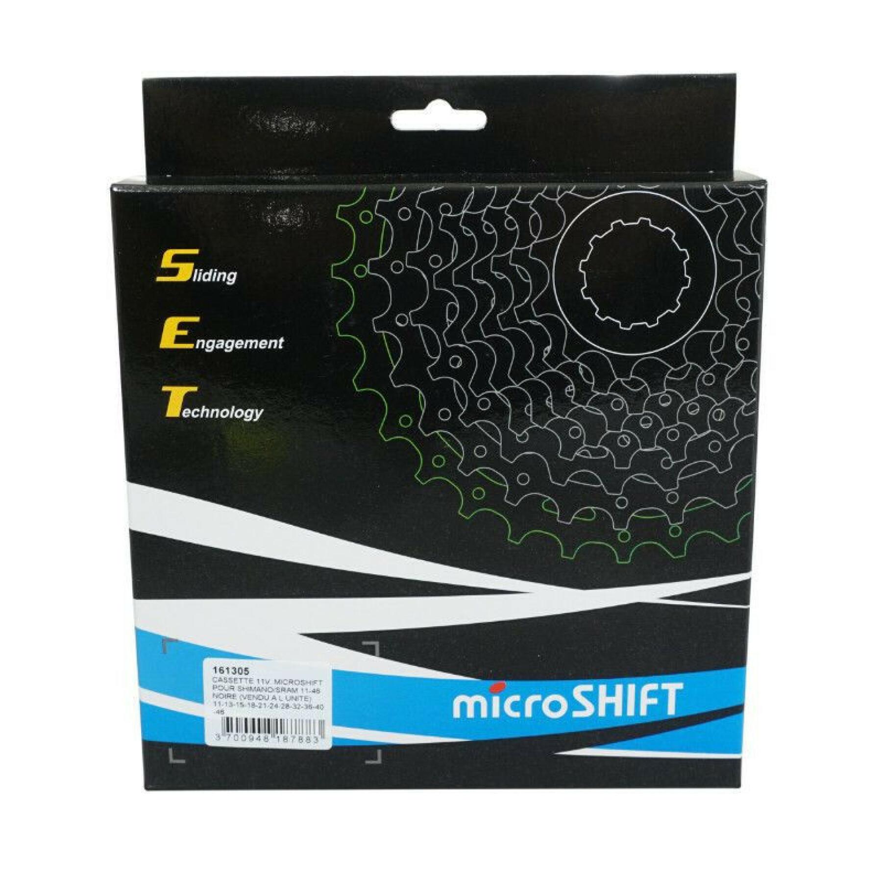 Casete de bicicleta de montaña Microshift Shimano-Sram 11 v 11-46 T