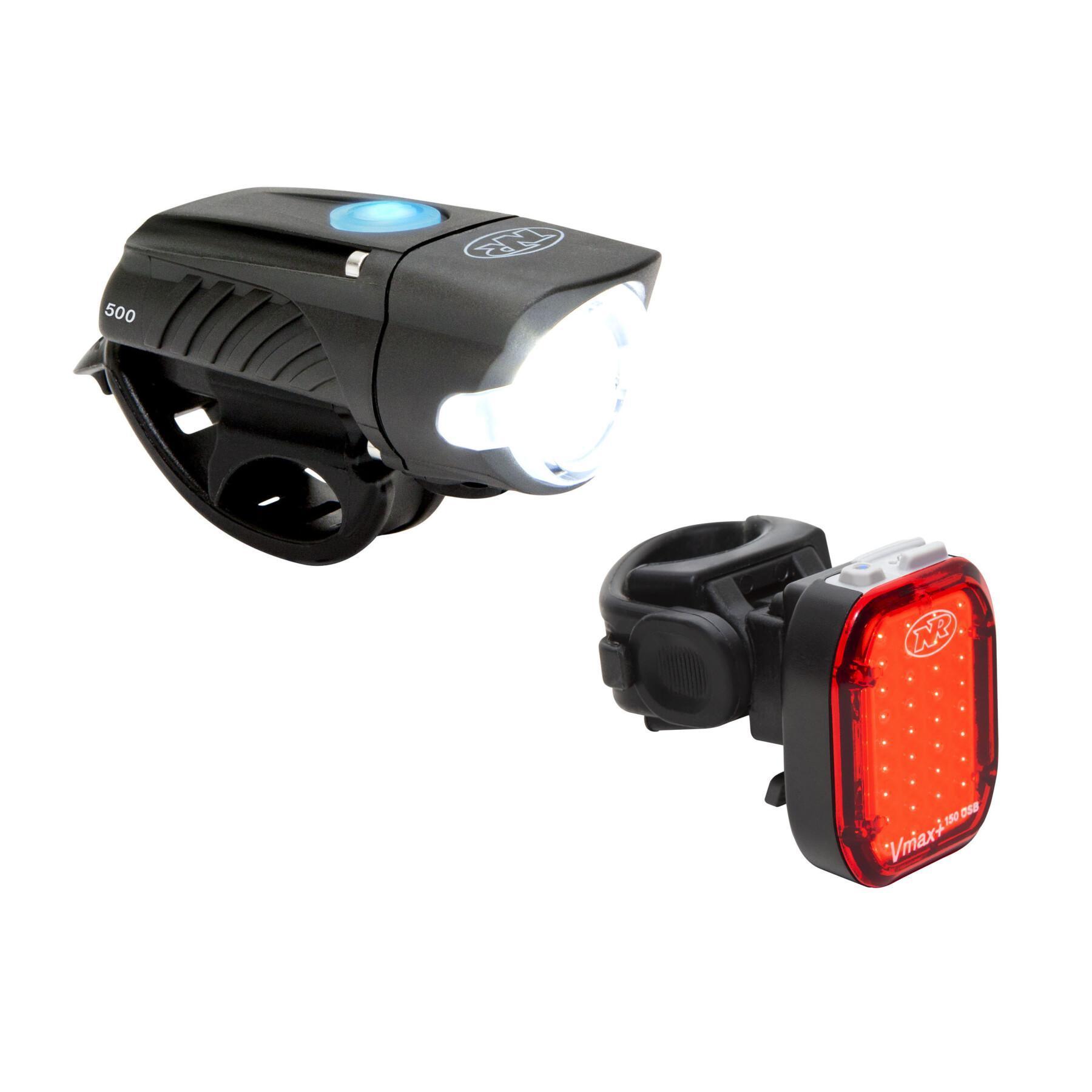 iluminación de la bicicleta NiteRider Swift 500 / Vmax+ Combo