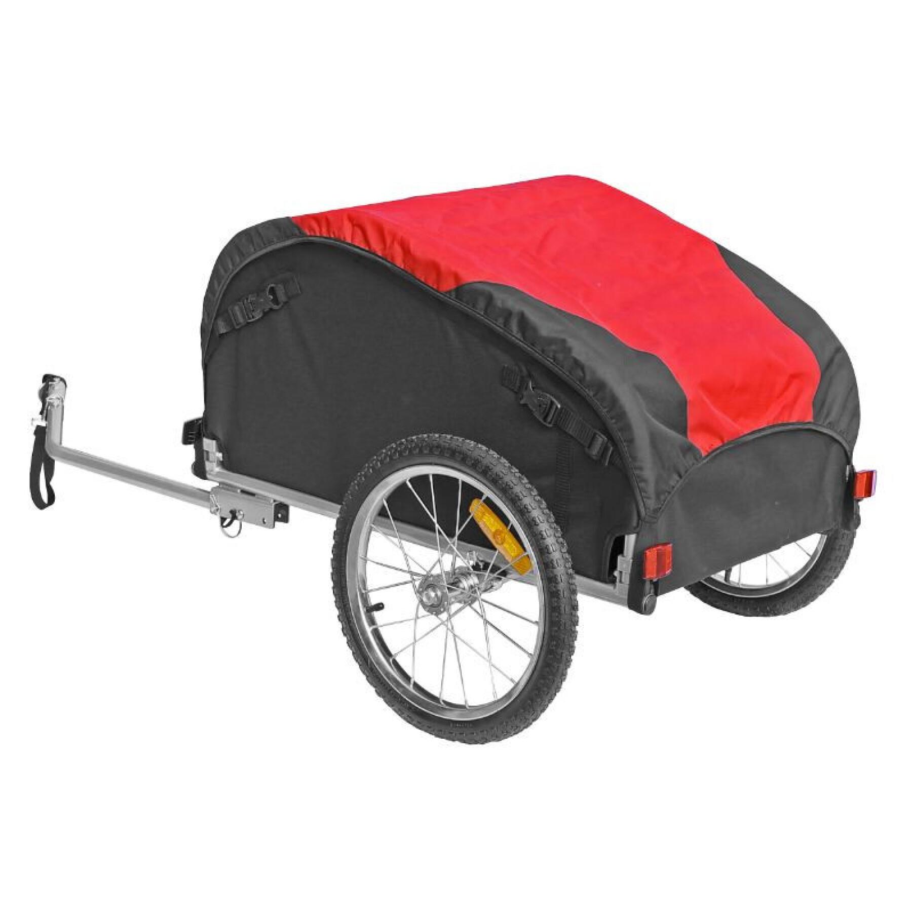 Maxi remolque utilitario para bicicletas con enganche para eje de rueda de remolque P2R