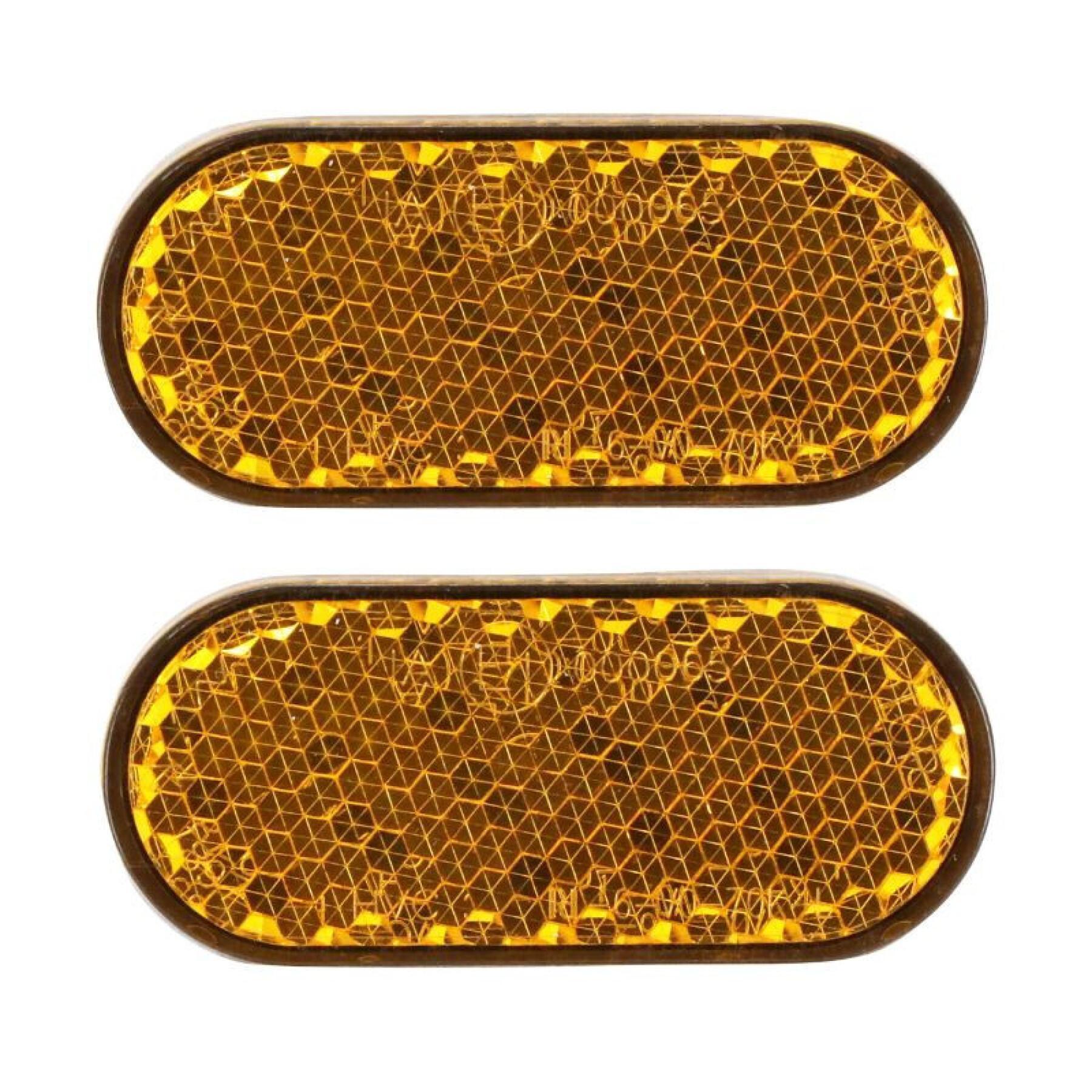 Pares de reflectores - reflector de montaje lateral adhesivo P2R