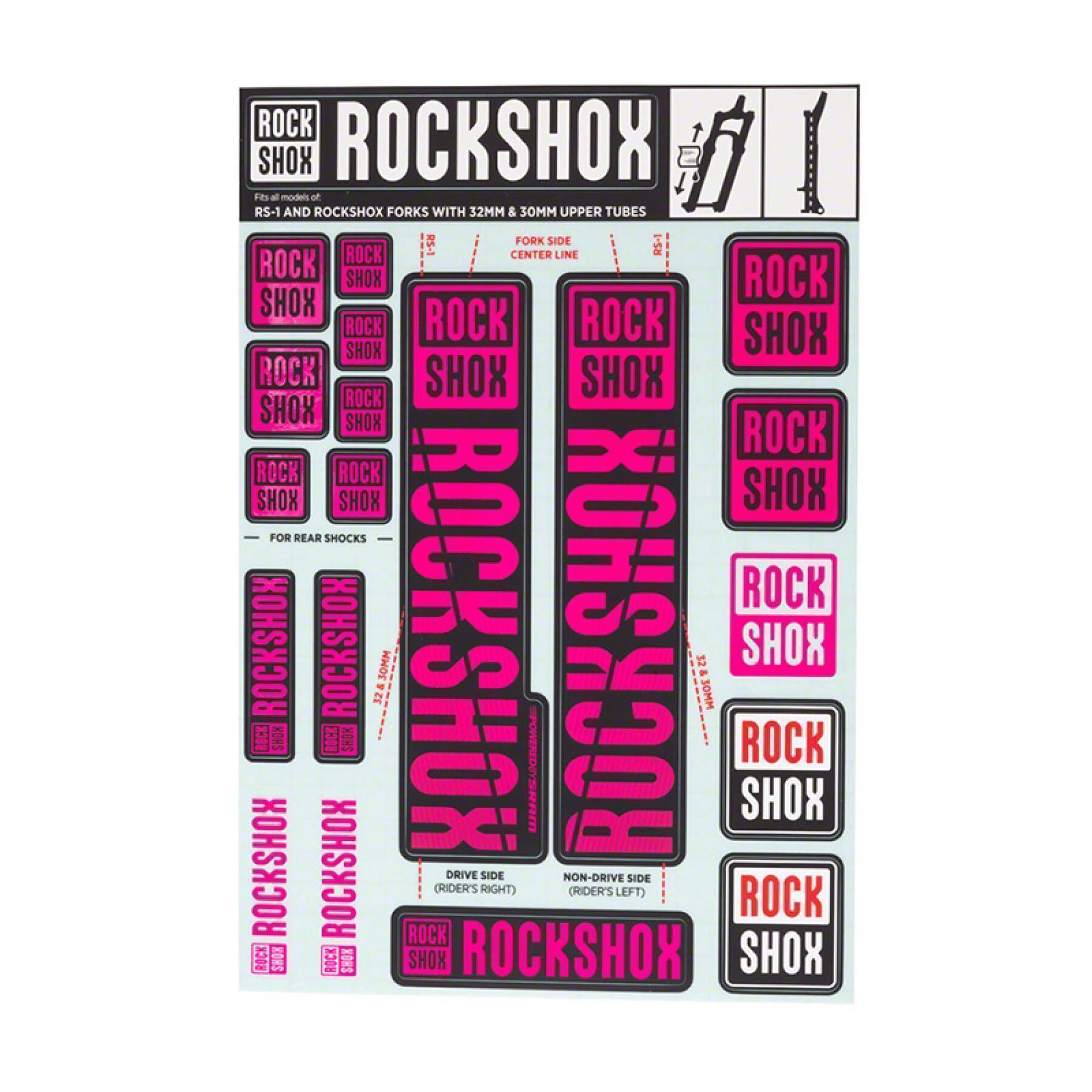 Kit de adhesivos para horquillas hasta 2018 Rockshox