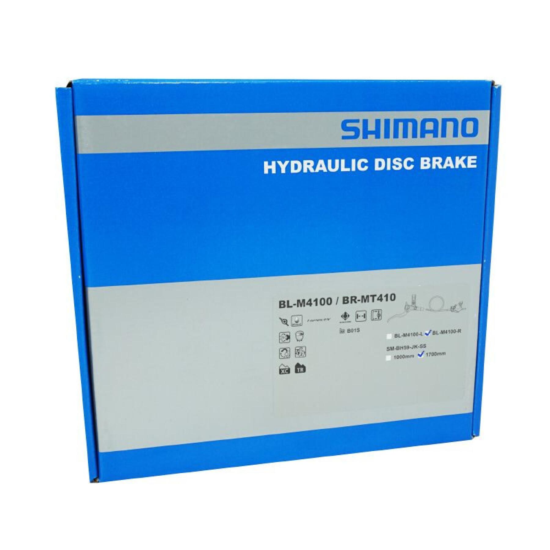 Frenos de disco hidráulicos traseros Shimano Deore M4100