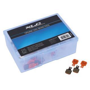 Kit de pastillas de freno de acero Shimano XLC bp-o20 (x25) (x25)