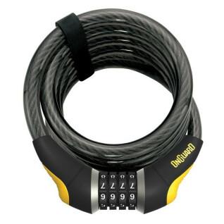 Cerradura de cable Onguard Combo Doberman Glo-180cmx12mm