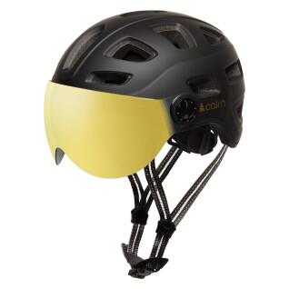 Casco bicicleta + visor led + usb Cairn Quartz
