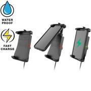 Soporte para cargador de smartphone inalámbrico y resistente al agua de ram