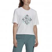 Camiseta de mujer Adidas Five Ten Cropped GFXWomen