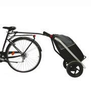 Remolque de bicicleta con cuadro de aluminio y ruedas para tija de sillín P2R shopping trailer 12" 20 Kg