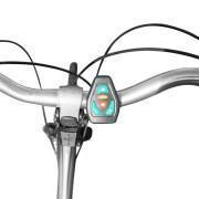 cuerpo de iluminación-arnés con señalización integrada de 48 leds - control remoto inalámbrico del manillar indicador de dirección recargable usb (en el chaleco) bicicleta - scooter P2R