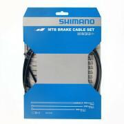 Juegos de cables de freno con extremos de cable y funda de acero inoxidable Shimano
